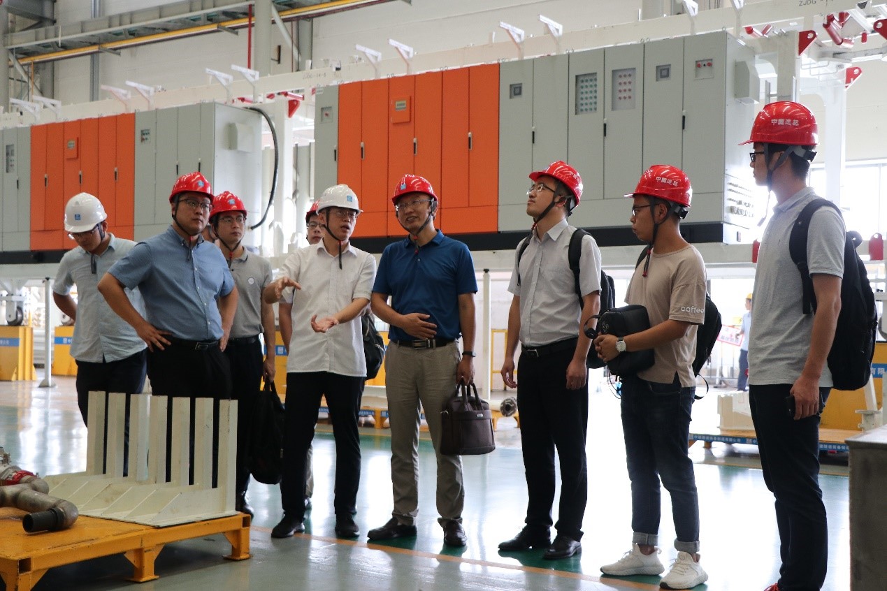 陳偉才副總裁帶隊赴中建隧道裝備制造有限公司參觀交流